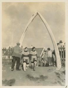 Image: The Arch made of jaw bones of Greenland whale